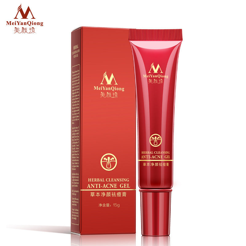 Herbal anti acne treatment cream, herbs reinigungsgel face scar removal acne spots skin care oily skin face