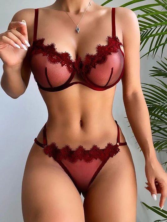 2-Piece Lazy Days Bra and G-String Set - S/M/L/XL/2XL-0