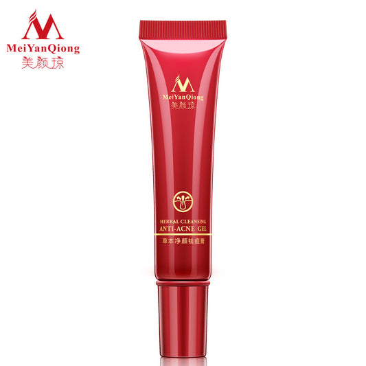 Herbal anti acne treatment cream, herbs reinigungsgel face scar removal acne spots skin care oily skin face
